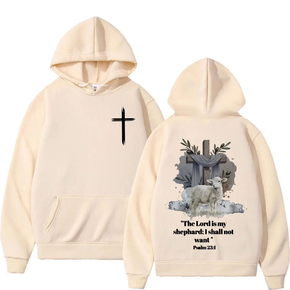 Aesthetics Christian Jesus Bible Verse Hoodies Men Women Clothing Fashion Long Sleeve Hooded Sweatshirts Casual Vintage Pullover