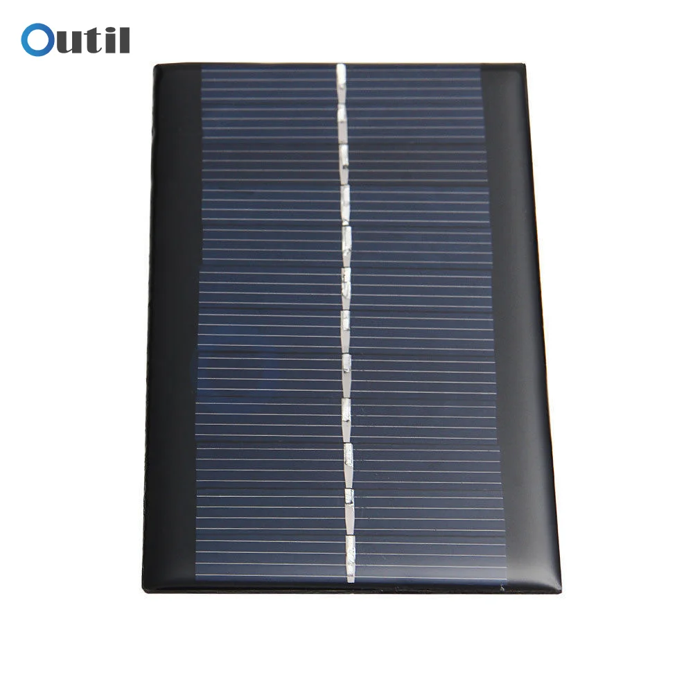 6V 1W Mini Solar Panel Board Solar System DIY High Efficiency Output Battery Cell Phone Chargers Portable Solar Cell Panel