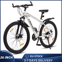 Vankel 26-inch MTB Bicycle for Adult, 21-speed Shimano Mountain Bike Chain Gear System Bikes with Front and Rear Disc Bra