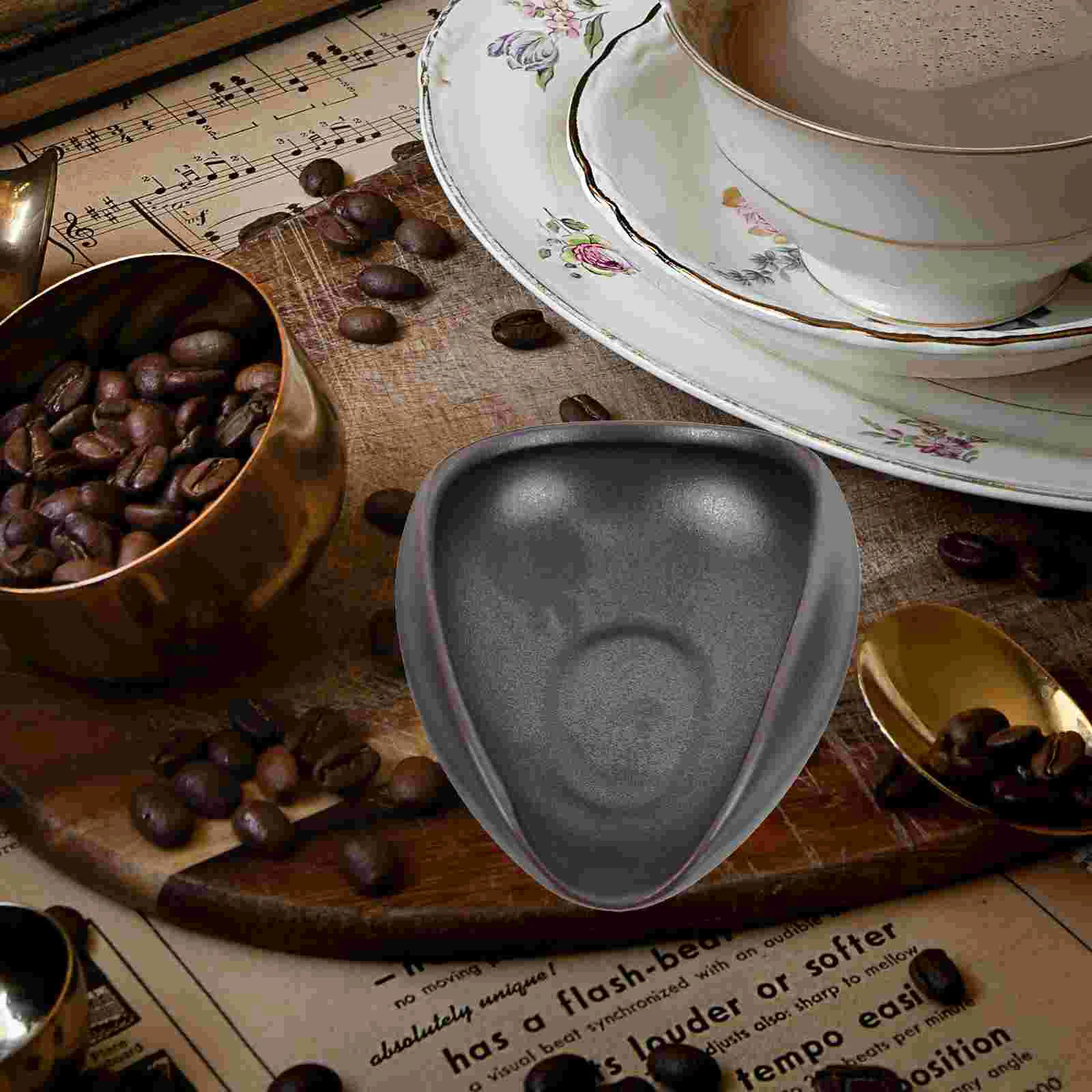 Ceramic Coffee Bean Tray Weighing Cup Accessories Espresso Dosing Spoon Ceramics