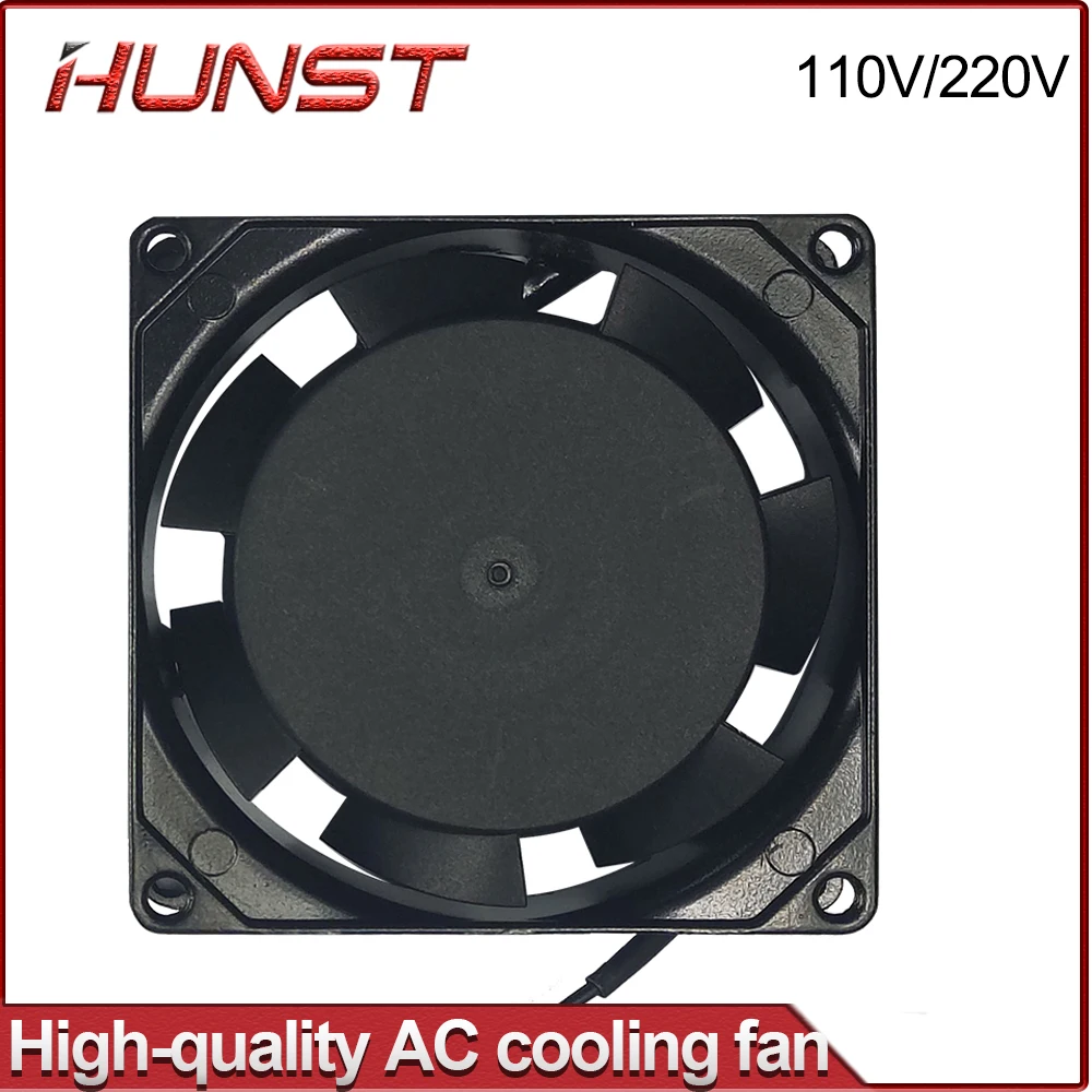 Hunst High Quality Cooling Fan Metal Aluminum Frame GN12038HA 120*120*38MM GN8025HA 80*80*25MM 110/220V AC 0.14/0.07A