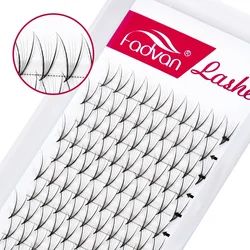 Fadvan Wispy Premade Fan Lashes 13D Eyelash Extension Spikes V Shape Volume Fans Faux Mink Soft False Lash