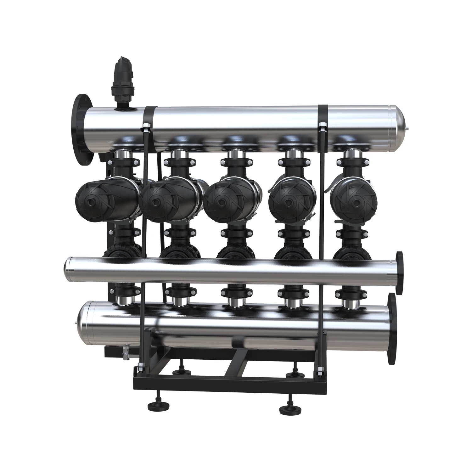 Self Flushing Filter Machine Automatic Water Filter System For Irrigation System