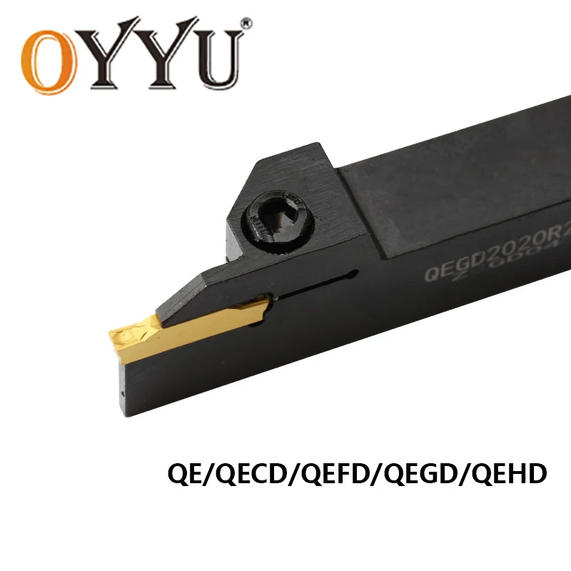 OYYU QECD1616R12-2 QECD2020R15-2 QEFD2525R17-3 QECD QEGD QEHD QE 1616 2020 2525 QE25R-2 CNC cortador torno portaherramientas de torneado