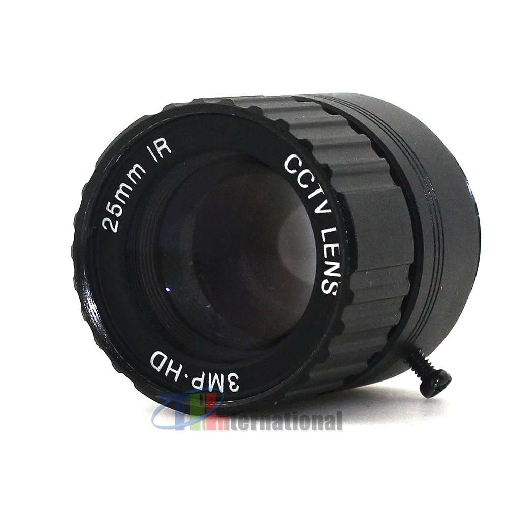 3MP 5MP 25mm CCTV CS Lens View 70m 11 Degrees 1/2" 1/2.5" F1.4 IR Fixed Iris CS Mount for Security CCD AHD IP Camera