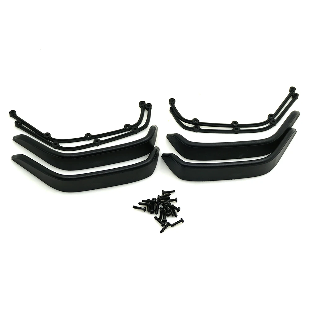 AXSPEED Plastic Fender Flares Wheel Arch Protector Mud Flaps for Axial SCX10 1/10 RC Crawler Car Body Shell Upgrade Parts