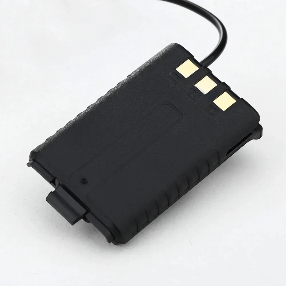 Walkie talkie 12V carregador de carro eliminador de bateria para rádio de banda dupla Baofeng UV5R 5RA 5RE