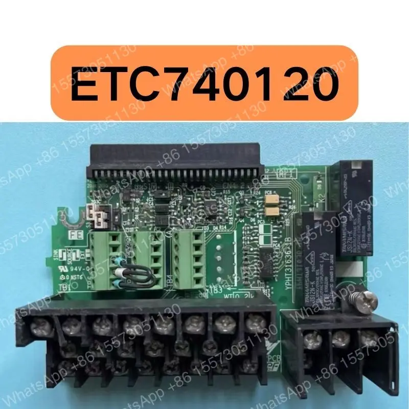 Second hand wiring terminal board ETC740120 tested OK function intact