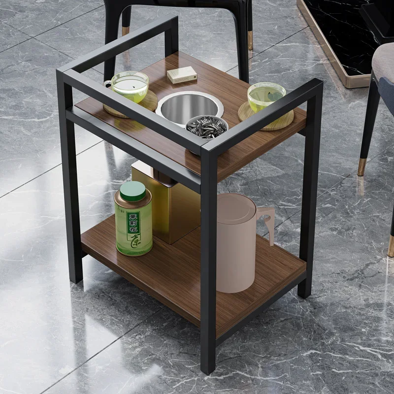 

Mahjong Table Chess and Card Room Coffee Table Tea Cabinet Tea House Mahjong Machine Special Movable Small Side Table