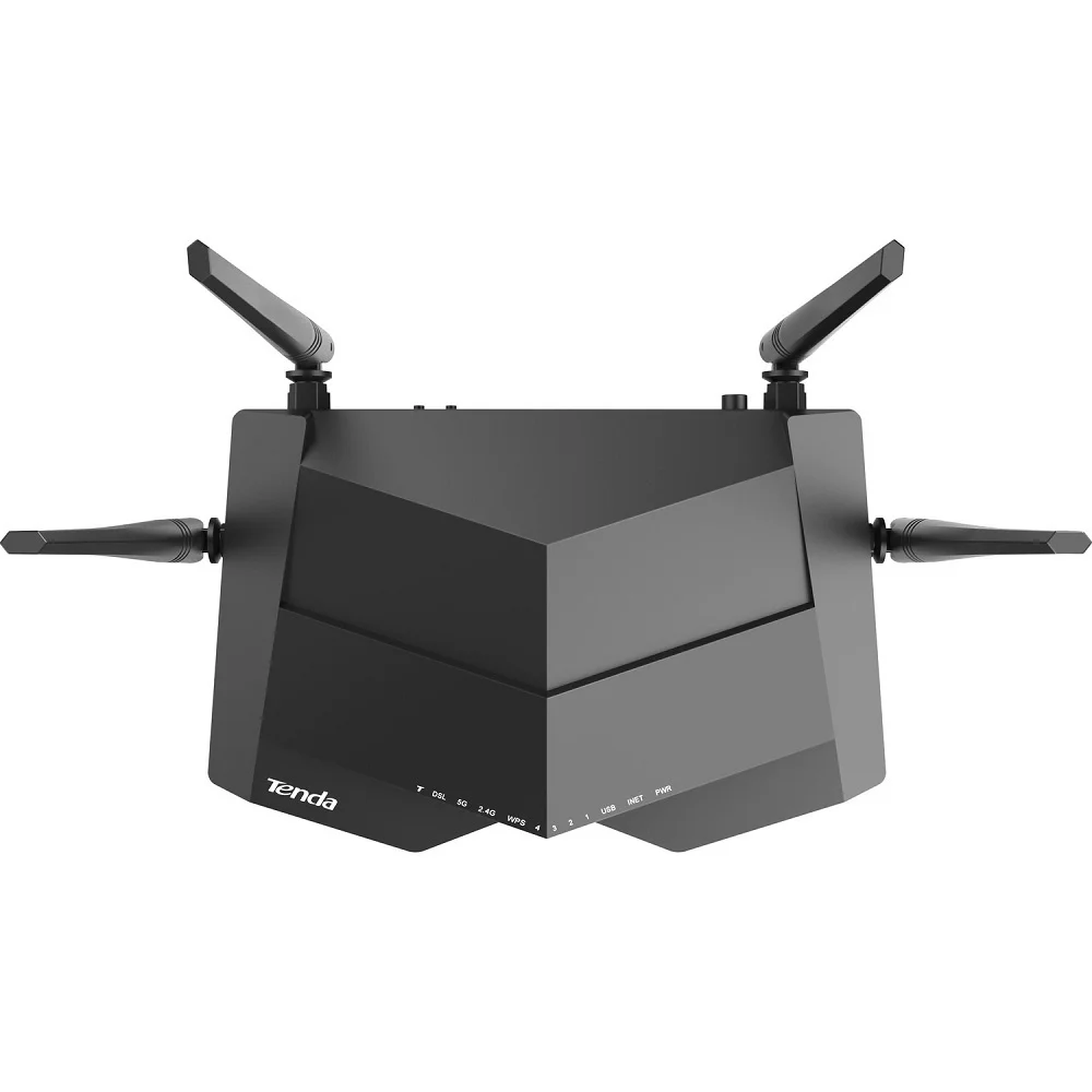 Imagem -05 - Tenda V12 Ac1200 Dualband Wi-fi Gigabit Vdsl Adsl Modem Router Repetidor sem Fio