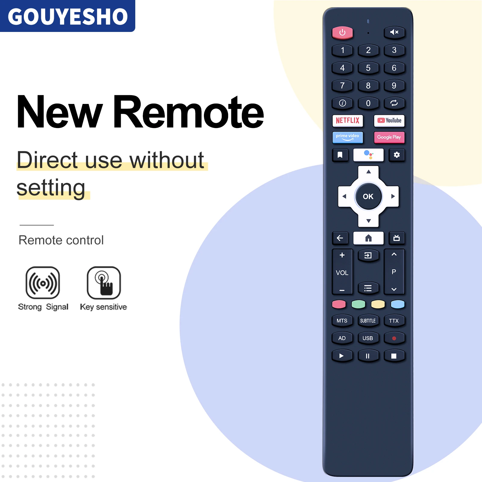 New Remote for Karbonn DYON Smart TV 42 32 40 43 AD 2 Sharp 32FG2EA BLAUPUNKT BP320HSG9700 EKO K43FSG11 K240HSG & JVC Challenger