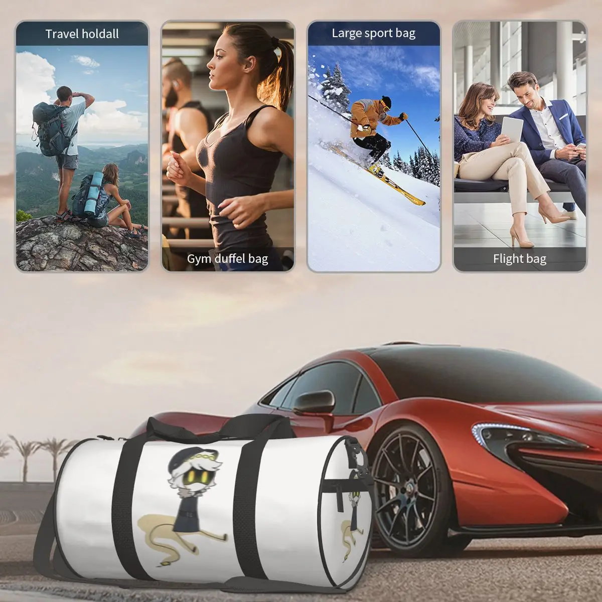 القتل بدون طيار N حقيبة رياضية كبيرة واق من المطر مقاوم للماء حقائب سفر واق من المطر حقائب اللياقة البدنية