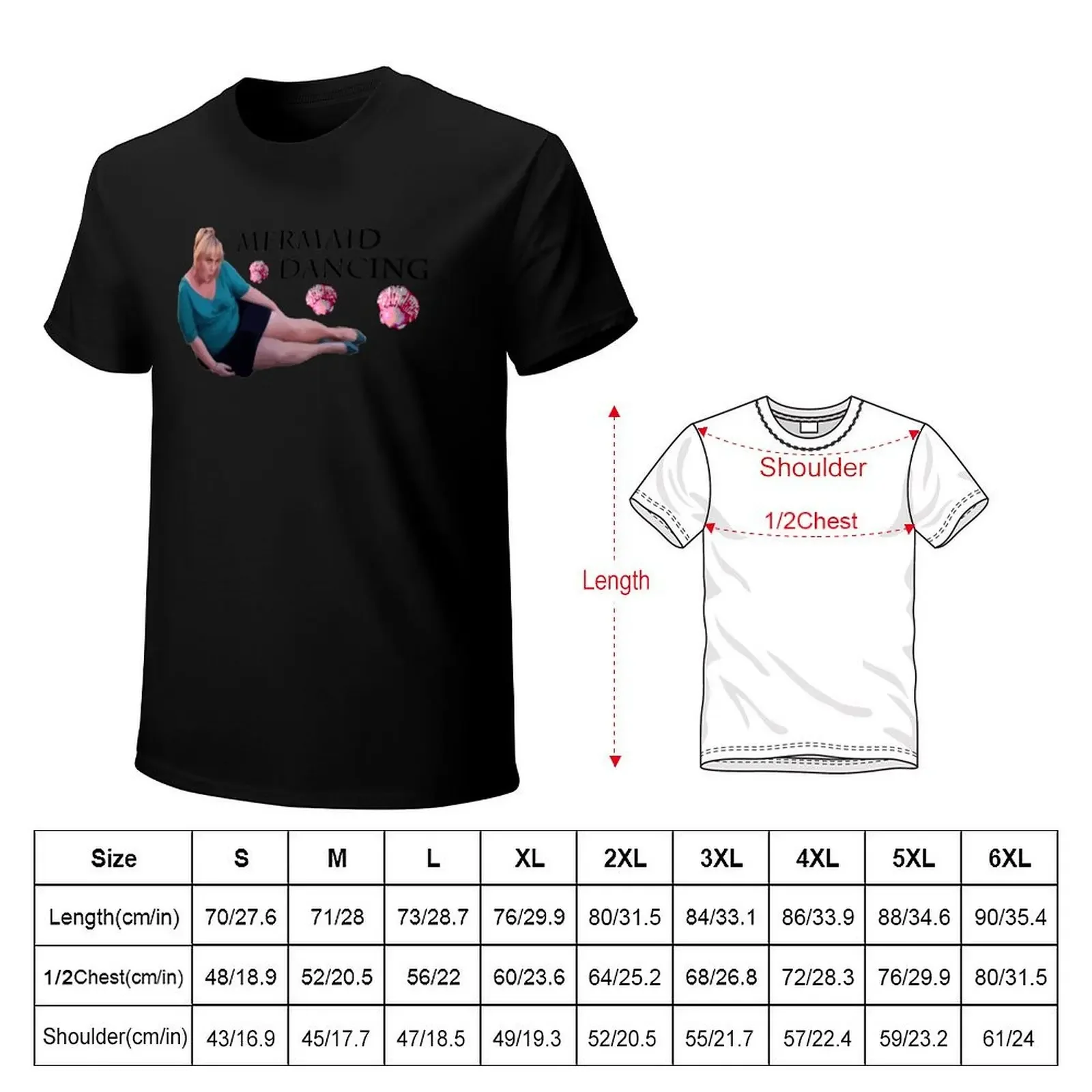 Mermaid Dancing - Fat Amy T-Shirt anime t shirts essential t shirt mens graphic t-shirts anime