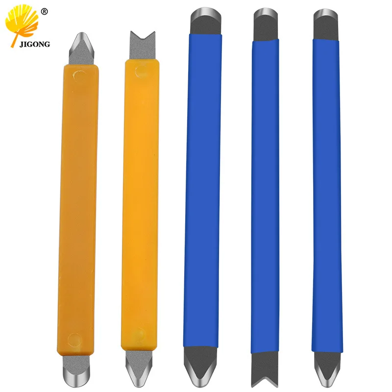 Tungsten steel seam pressing rod, ceramic tile seam construction tool scraper, yin and yang angle seam pressing rod, beautiful s