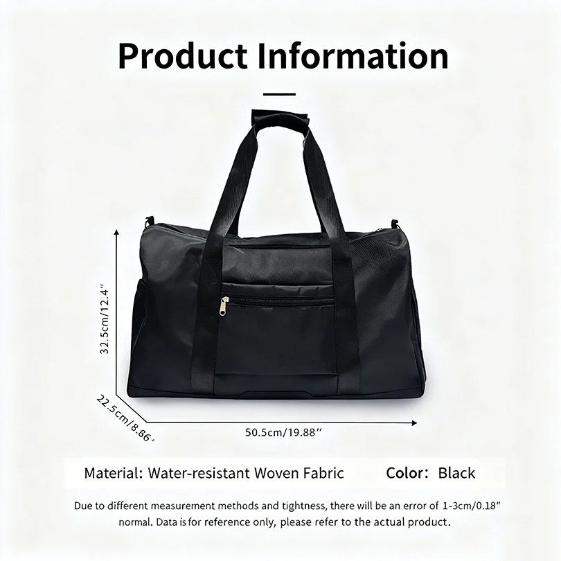 Large Capacity Gym Bag Fitness Bags Wet Dry Training Men Travel Shoulder Handbags With Shoes Compartment Sports Racket Bag
