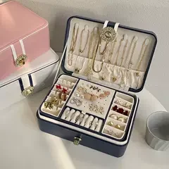 

High-End Multi-Layer Jewelry Box - 2022 New Design for Earrings, Necklaces, Rings, and Bracelets, Anti-Oxidation Storage.