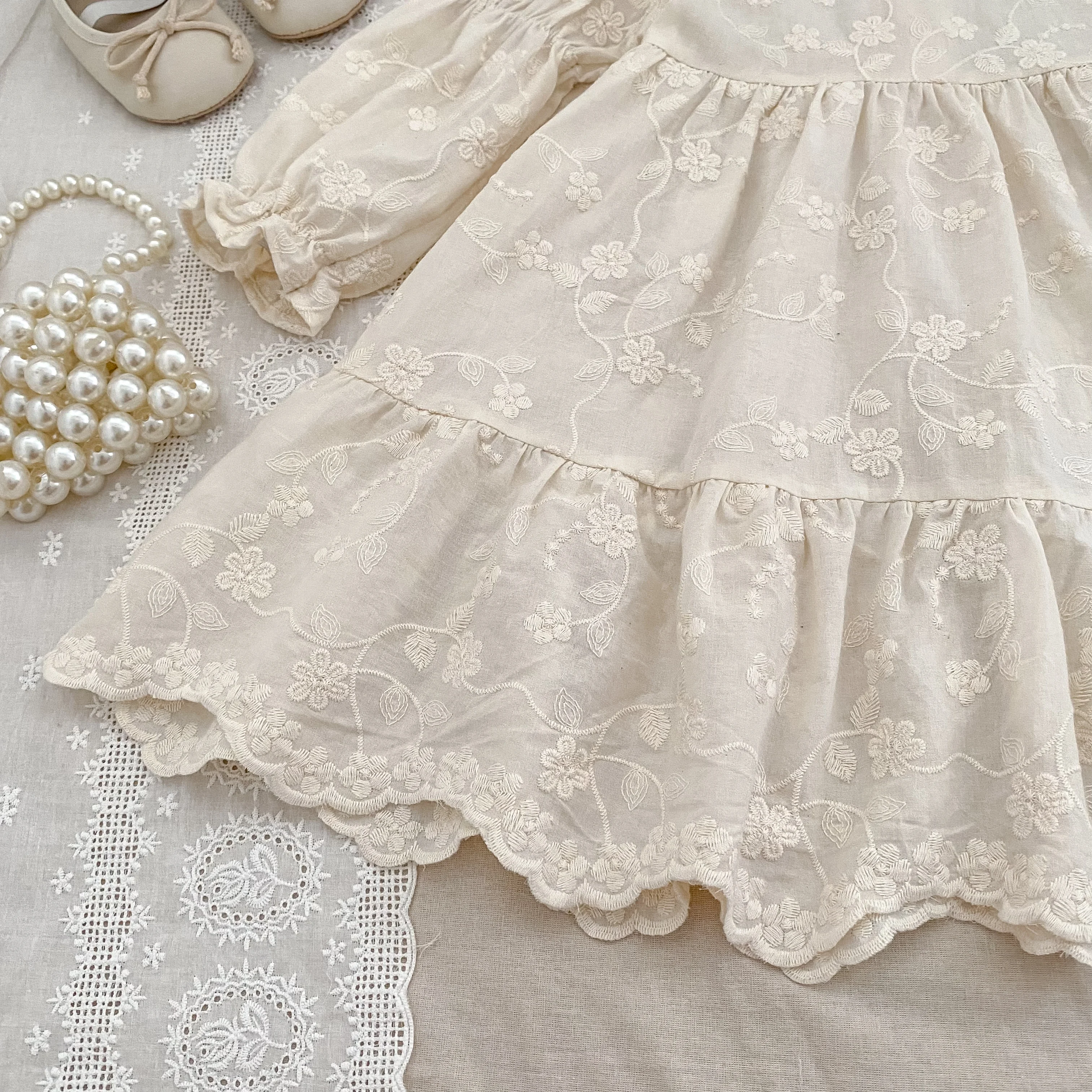 Neue Herbst 0-6Yrs Schwester Kleid Mädchen Party Kleid Baby Mädchen Stickerei Strampler Schwester Geburtstag Party Baumwolle Kinder Prinzessin Kleider – Detail 14