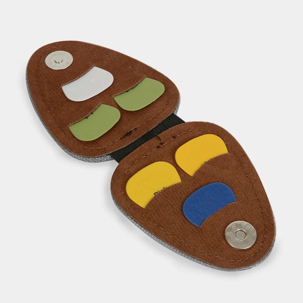 أكسفورد النسيج الغيتار اختيار حقيبة حامل محمول دائم الغيتار يختار التخزين المنظم الحال بالنسبة للموسيقيين يختار حامل