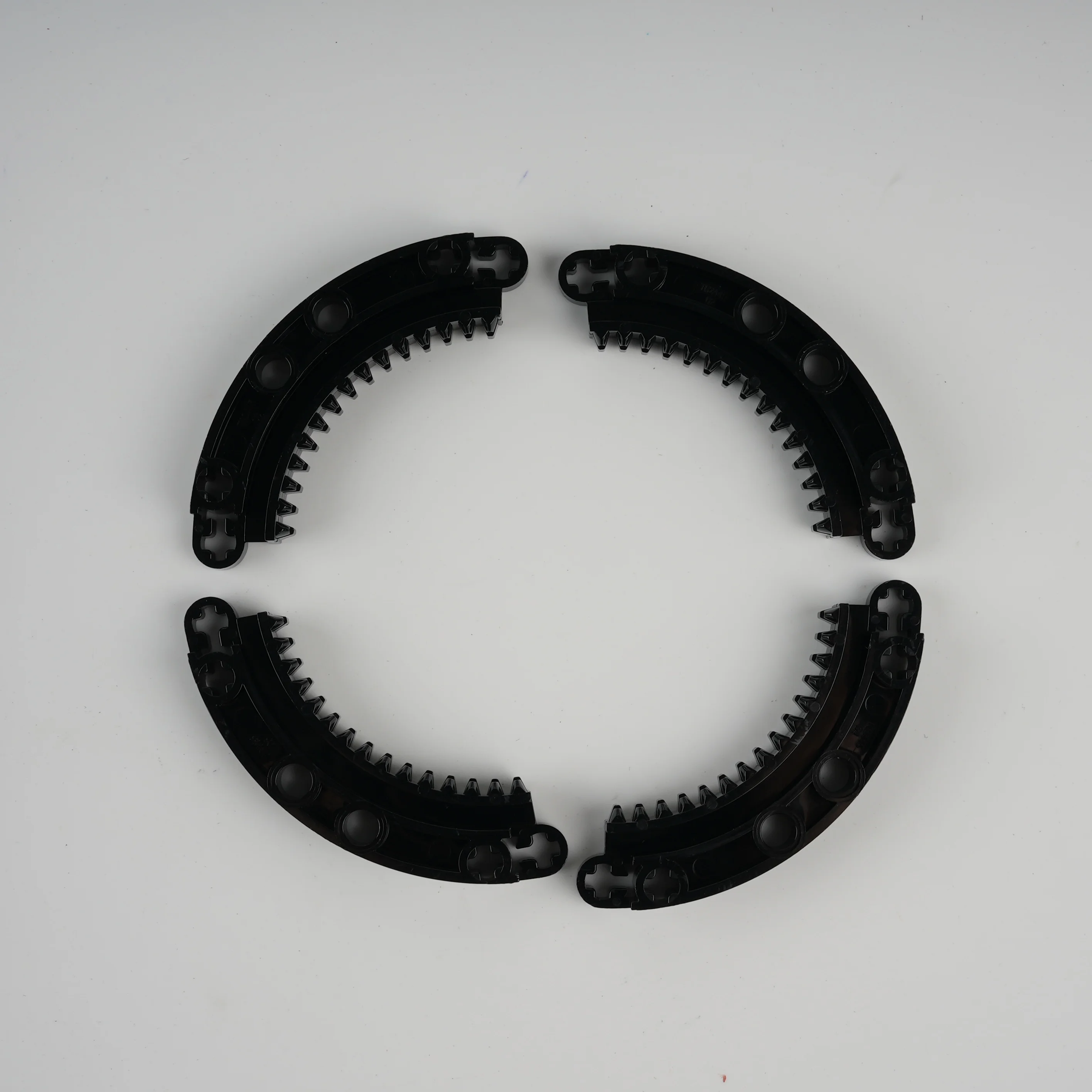

6x6 Gear Rack MOC Technology Building Blocks Parts Ring Gear Strip Curved Assemble DIY Bricks Modified Accessory 78442