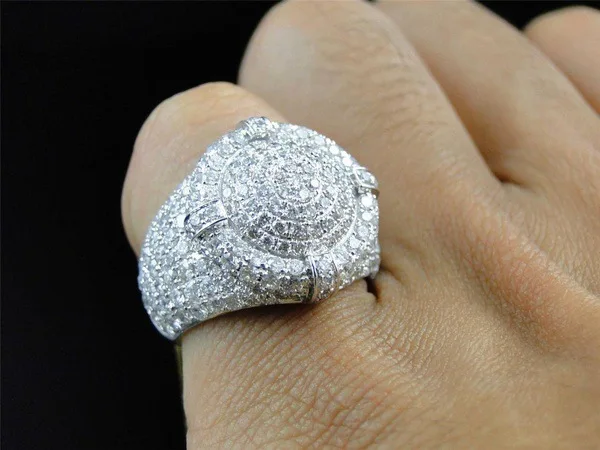 S925 Silver Hot-Selling New Micro-Inlaid Diamond Zircon Ring, Atmospheric 925 Silver Hand Jewelry