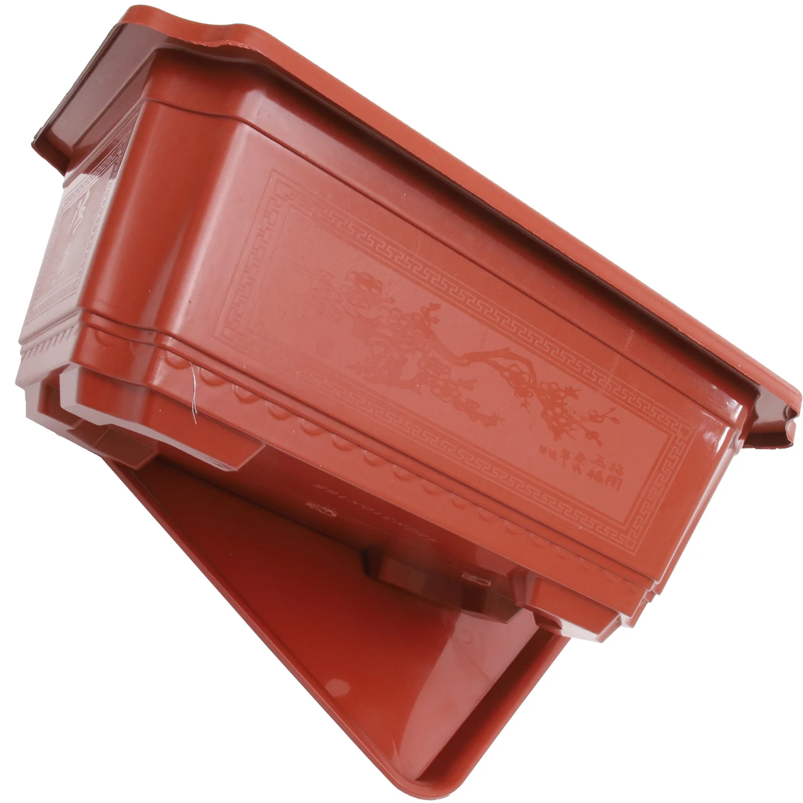 

Large Oval Flowerpot 450mm Planter with 440mm Tray for Plants Indoor Gardening Decor Plastic Bonsai Pot Container