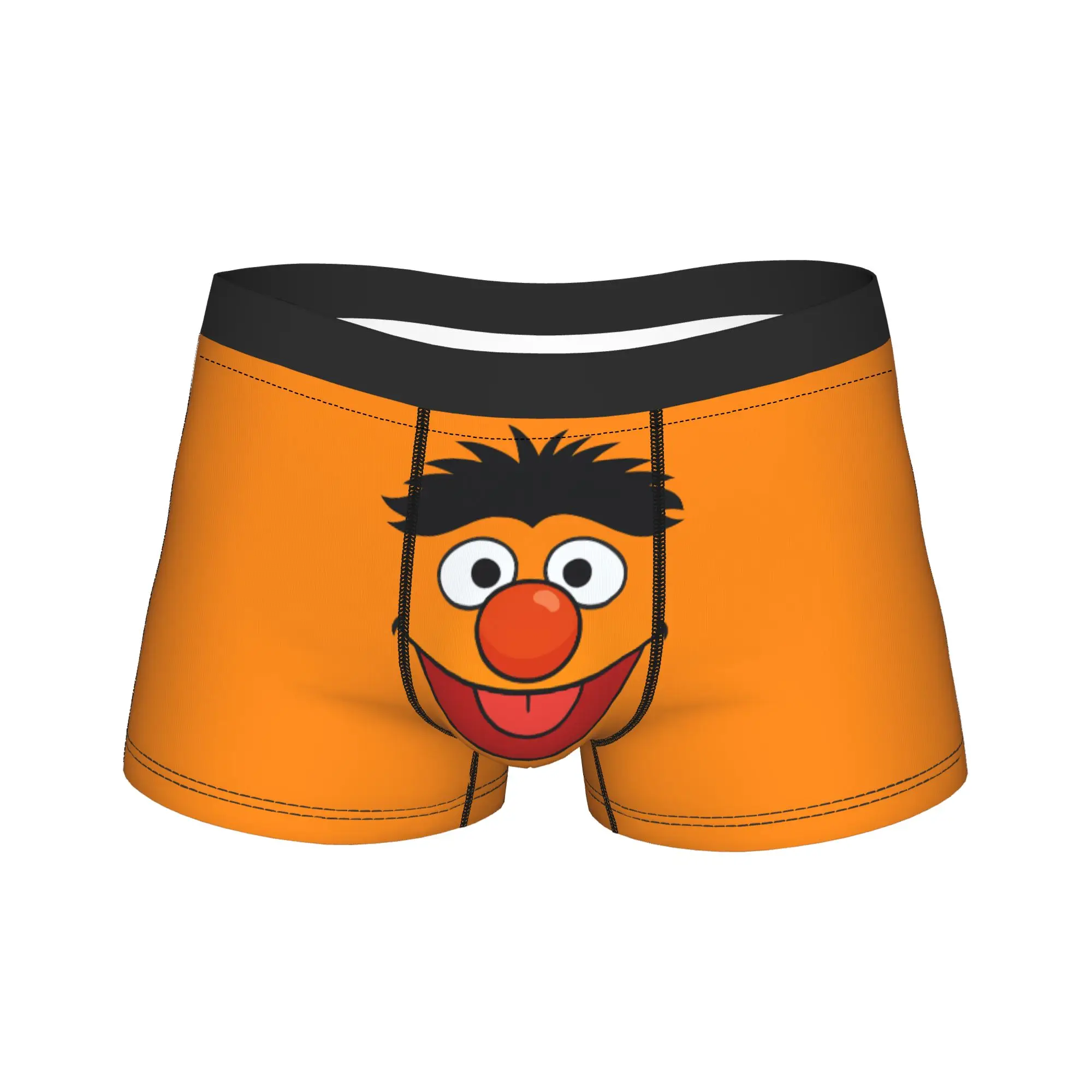 S-Sesames Streets Tango Elmo & Grover  Underwear  Men Shorts Briefs Funny Boxershorts Quality Customs Oversize Panties