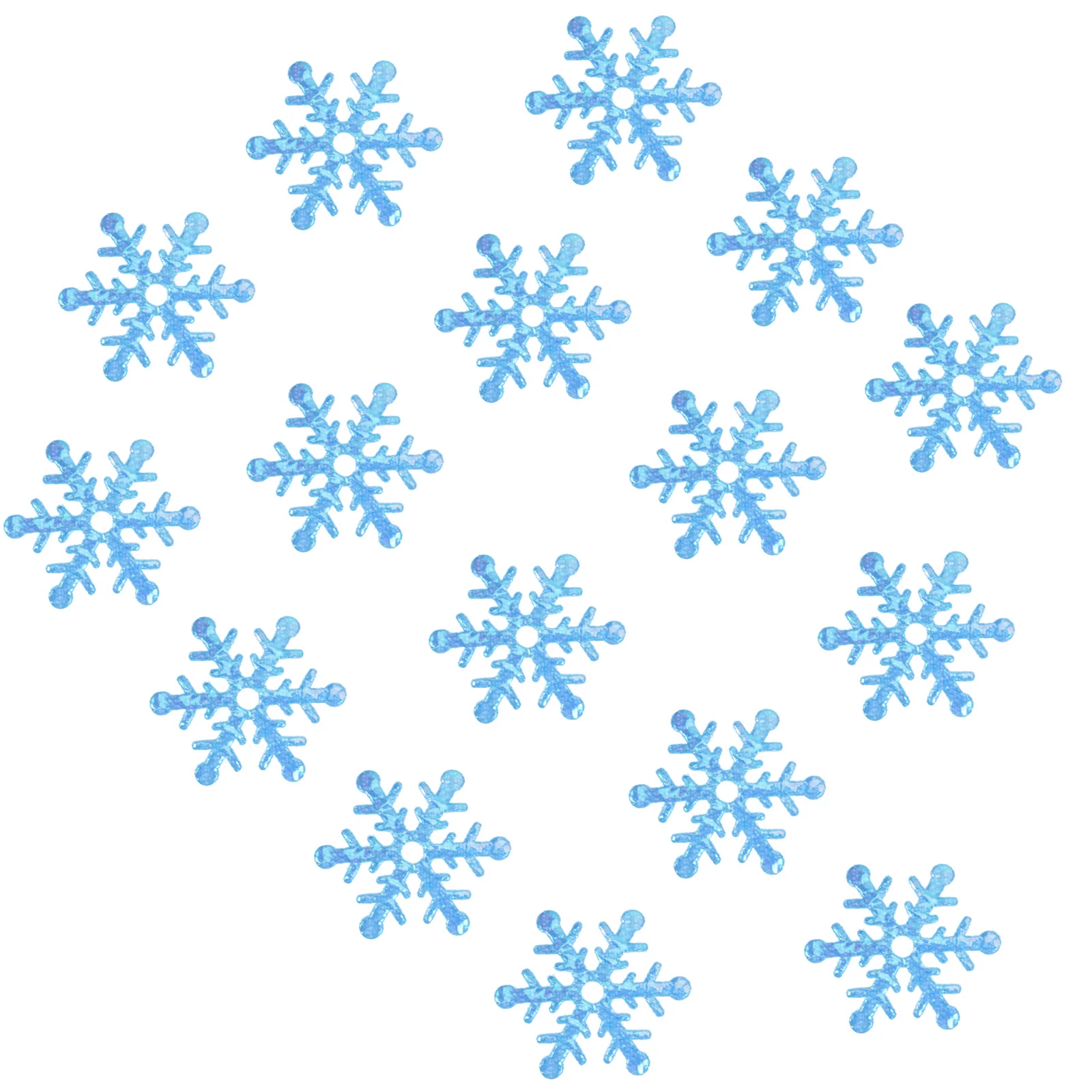 

600Pcs Snowflake Confetti Exquisite Delicate Christmas Party Decorations Fake Snowflakes Decorative Confetti Adornments