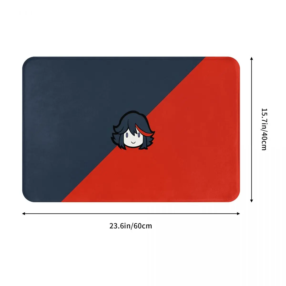 Kill la Kill Anime Bathroom Mat Ryuko Matoi Ornaments Doormat Flannel Carpet Balcony Rug Home Decoration