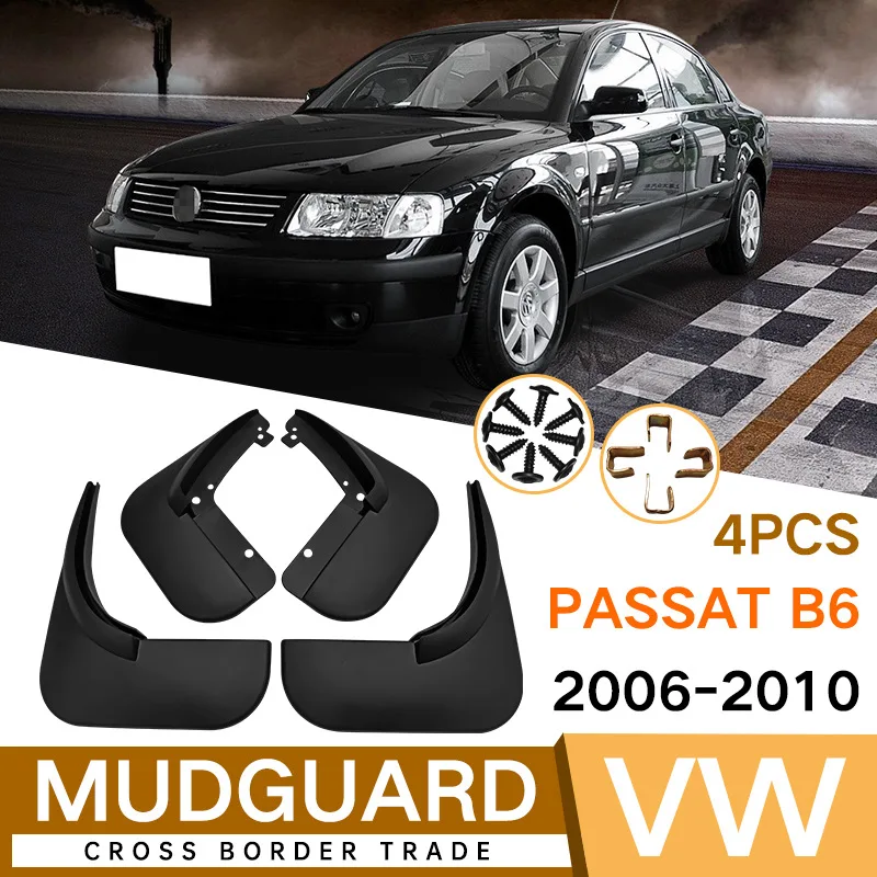 

For Volkswagen Passat B5 2006-2011 Car Molded Mud Flaps Splash Guards Mudguards Front Rear Styling Front Rear Wheel Accessories