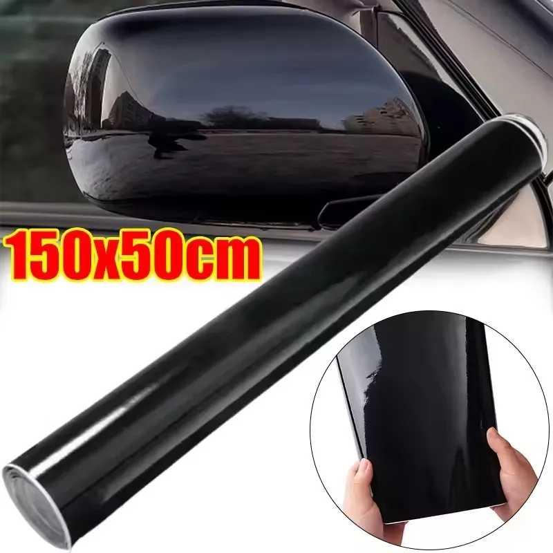 

Черная глянцевая автомобильная виниловая пленка, наклейки, фольга, без пузырьков, наклейка, пленка для кузова мотоцикла, матовая пленка, аксессуары