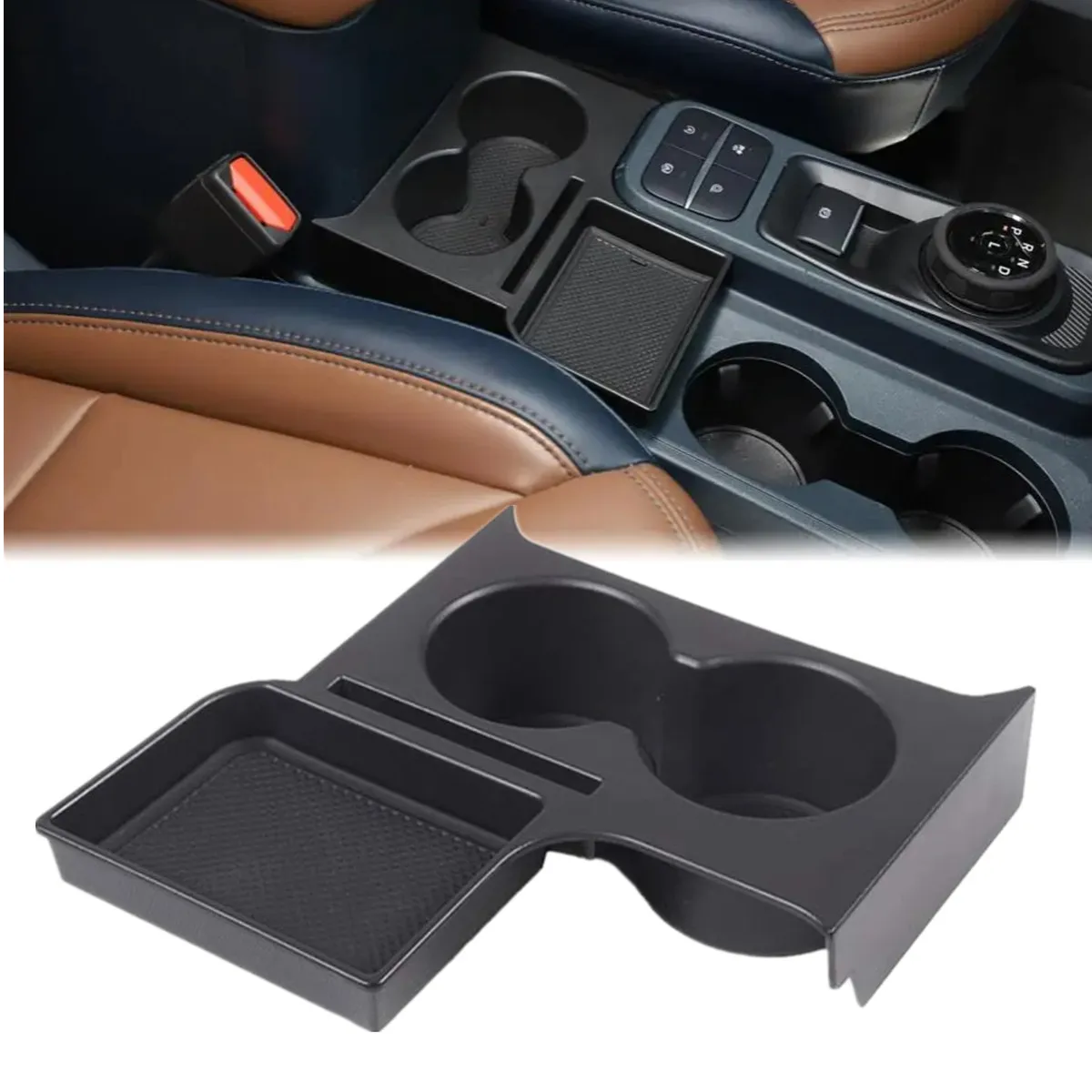 

1PCS For Ford Maverick 2022-2024 Central Console Organizer Armrest Storage Box Car Tray Holder Tidying Interior Accessories