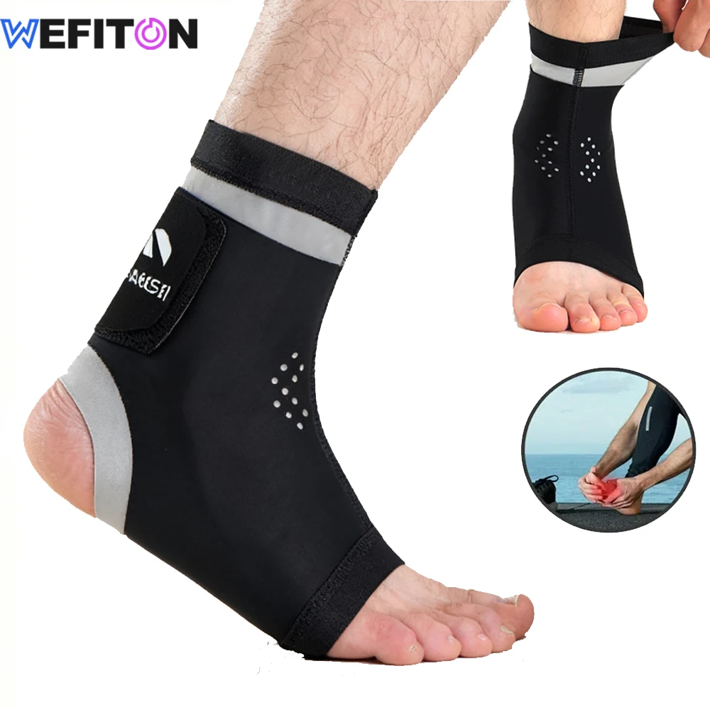 1PCS Sports Neoprene Ankle Support Sleeve, Ankle Pain Relief Support for Men and Women, Ideal for Sprains, Strains, Arthritis
