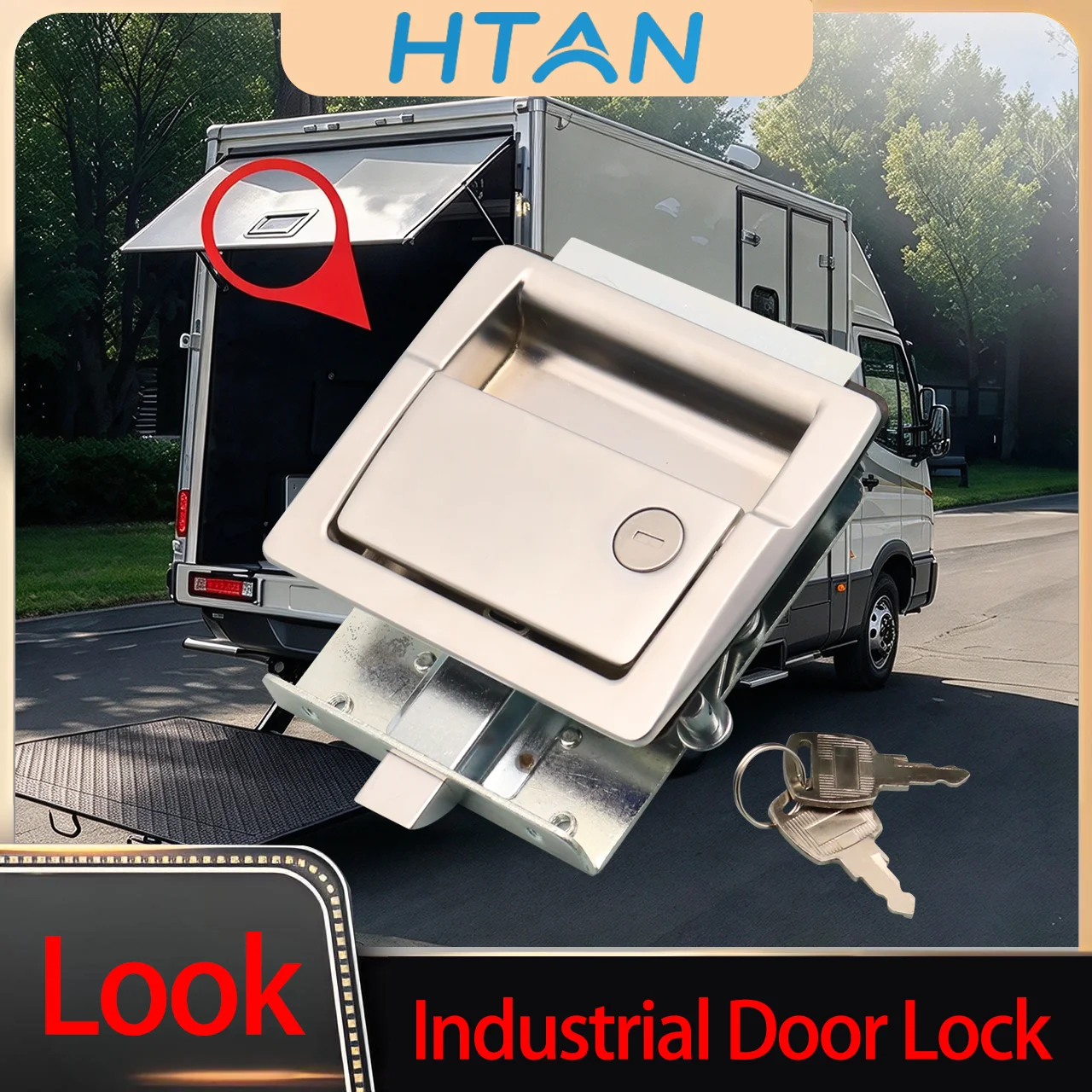Zinc Alloy Panel Lock for Electrical Equipment Machinery Control Door-Switchgear Distribution Box Container