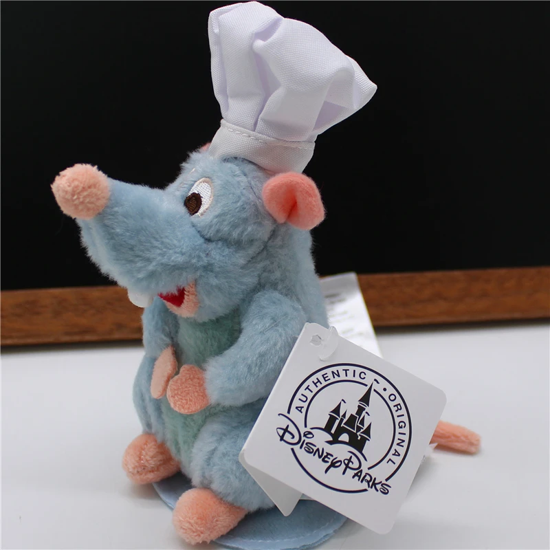 16cm Disney Ratatouille Chef Remy Magnetic Shoulder Plush Toy Gifts Ratatouille Kawaii Plush Stuff Toys For Birthday Gift