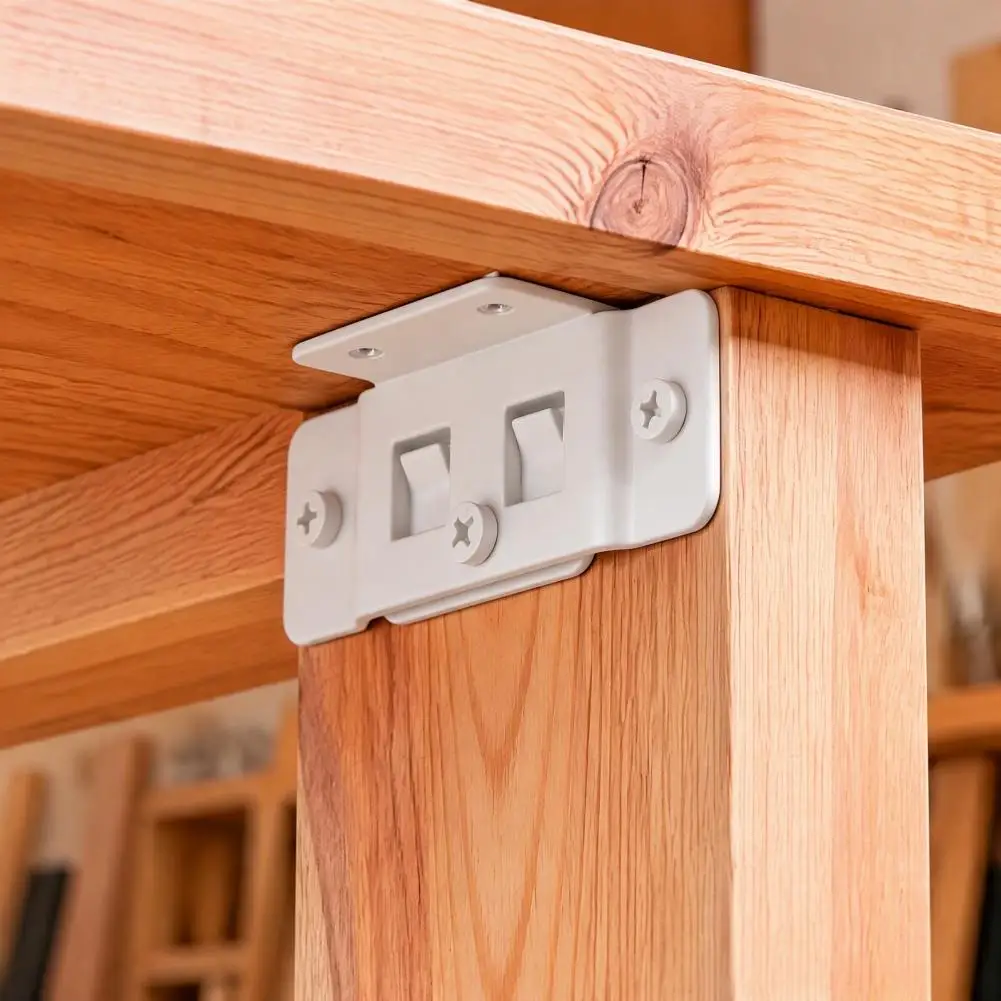3/4/5/6Pcs L-shaped Angle Bracket Heavy-Duty Woodworking Joint Bracket for Furniture Repair Shelf Chair Table Cabinet Fixing