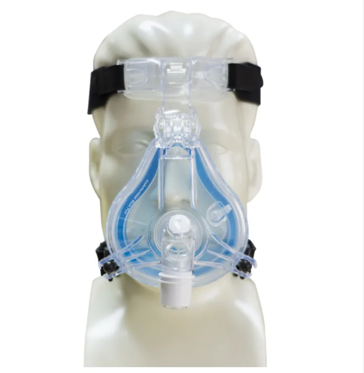 Comfortfull2 Full Face Mask White Silicone Replacement Medium M Oral Nasal CPAP BiPAP Parts Compatible Headgear Soft Universal