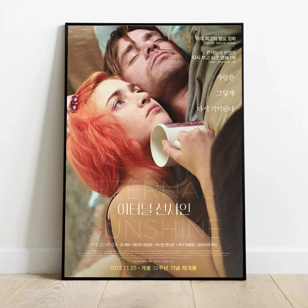 Eternal Sunshine of The Spotless Mind Movie Poster Artwork Ideal Canvas Painting Wall Art Coffee House Bar Home Theater Decor