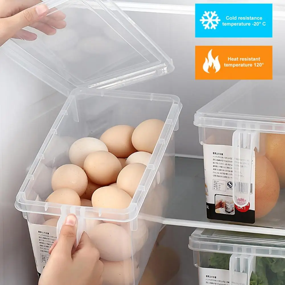 Convenient Refrigerator Storage Box Multifunctional Kitchen Organizer Food Grade Fridge Food Holder Storage Box  Storage