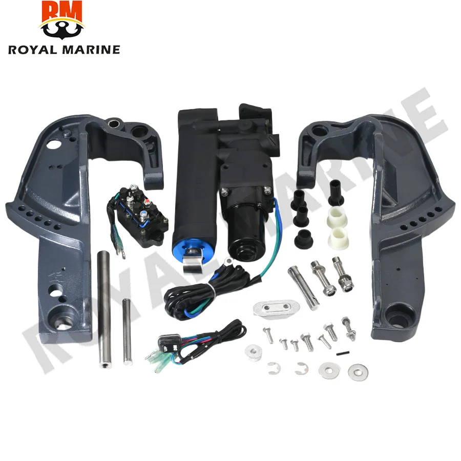 65W-43111 65W-43112 65W-43800 Einzelram-Power-Tilt-Trim-Einheit/Klemmhalterungsset für Yamaha Außenbordmotor 2-Takt 40PS 4-Takt F25