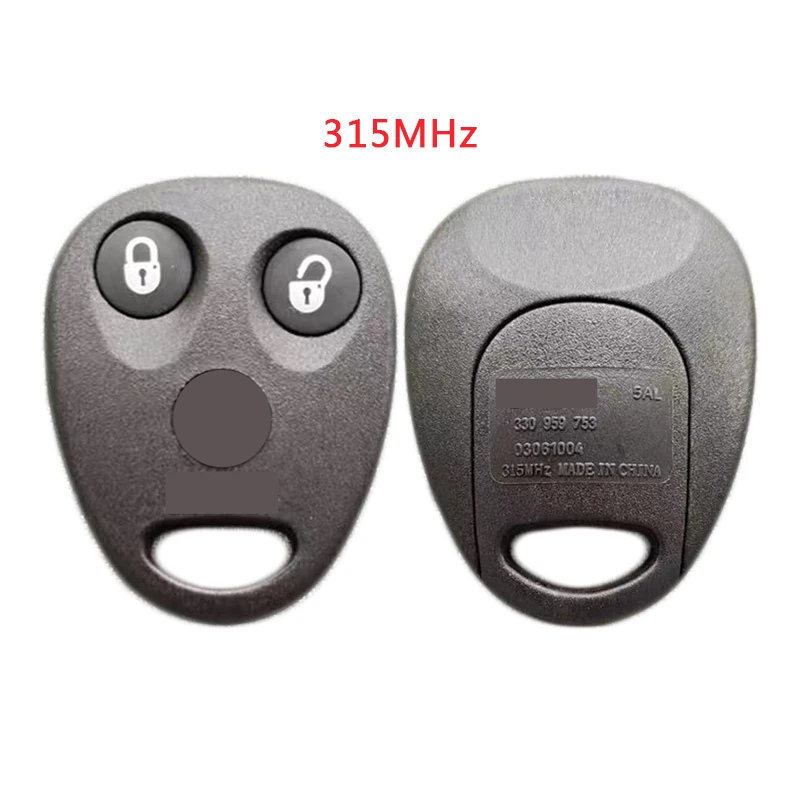

TXK001100 Original For Volkswagen 2000 3000 06 Santana Zhijun Remote Control Key 2 Button 315MHz