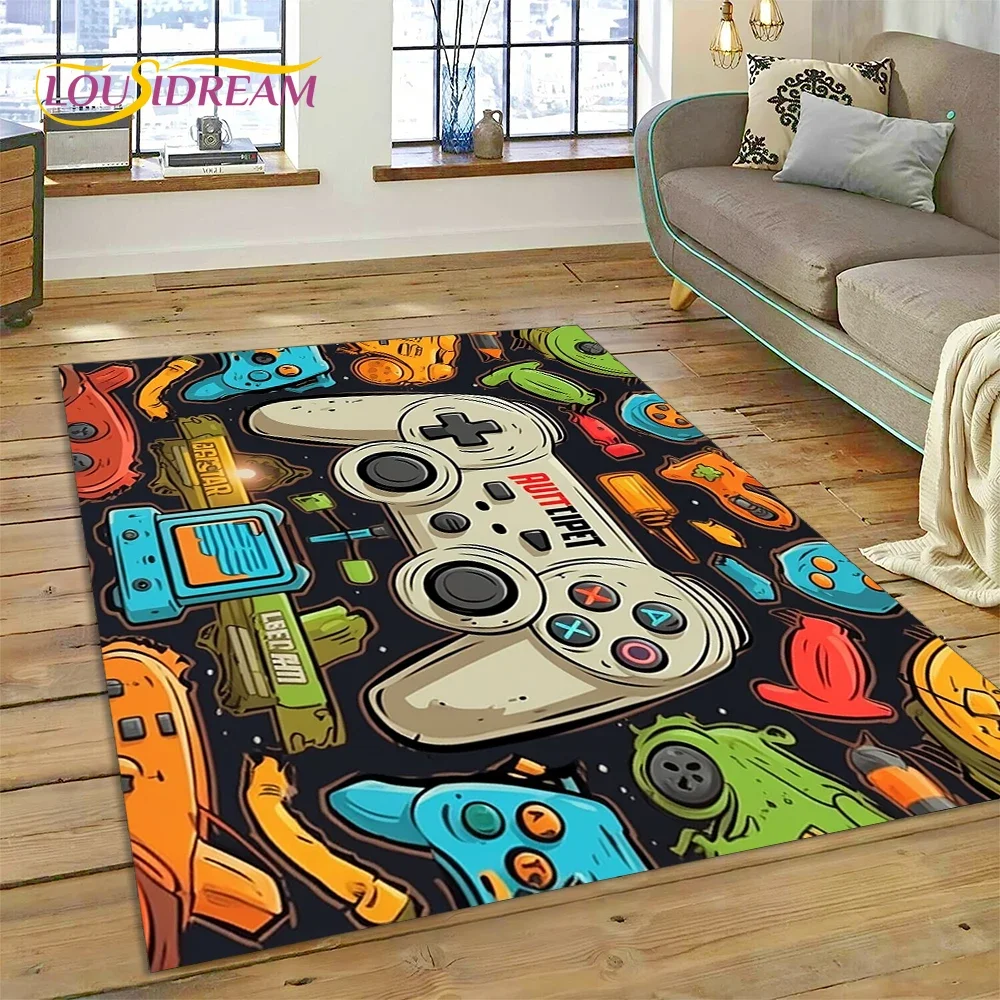 

Retro GamePad Games Console Game Boy Cartoon Carpet Rug for Bedroom Living Room Home Sofa Decoration,kids Large Decor Floor Mat