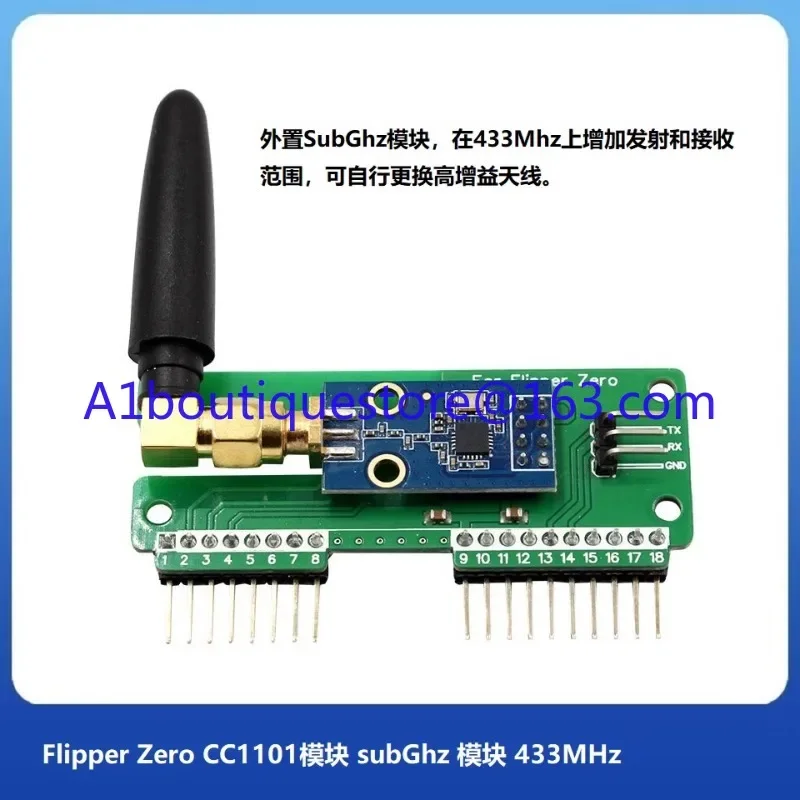 Zero CC1101 module, antenna module