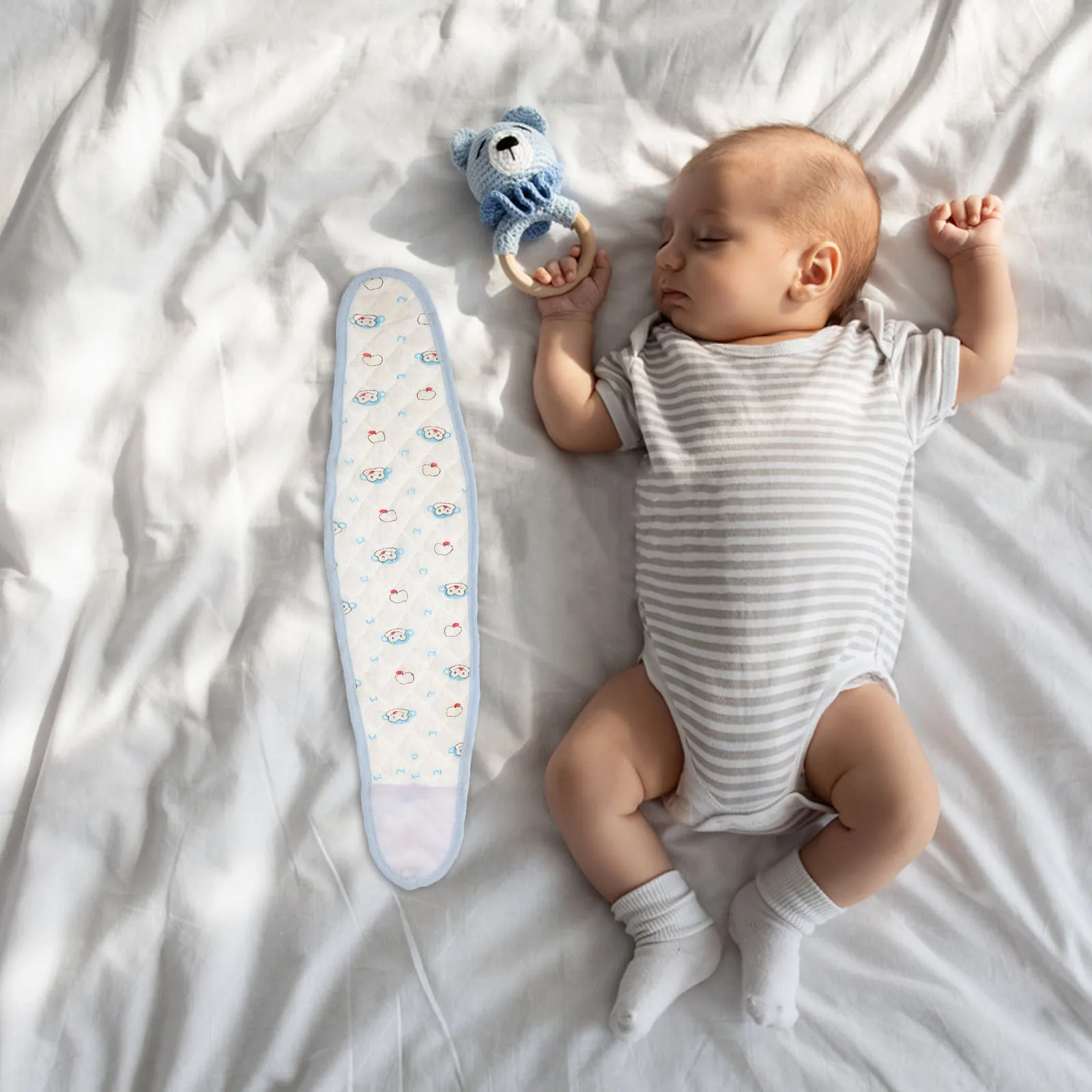 

3pcs Baby Belly Bands Cotton Soft Newborn Navel Belt For Infant Abdominal Wrap Protection Indoor Outdoor Use Supple Toddler