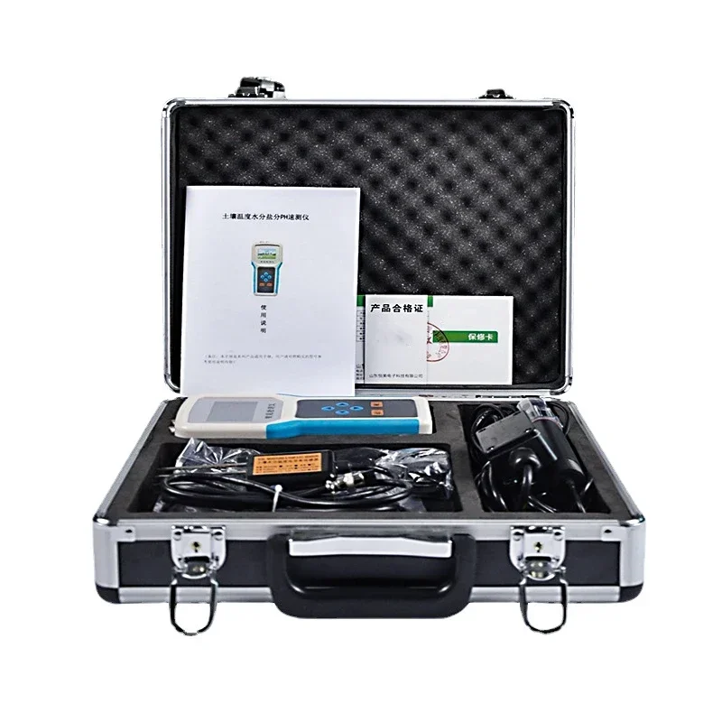 

2026 YT-S Soil Moisture Temperature Measuring Instrument Handheld Soil Moisture Temperature and Salinity Analyzer