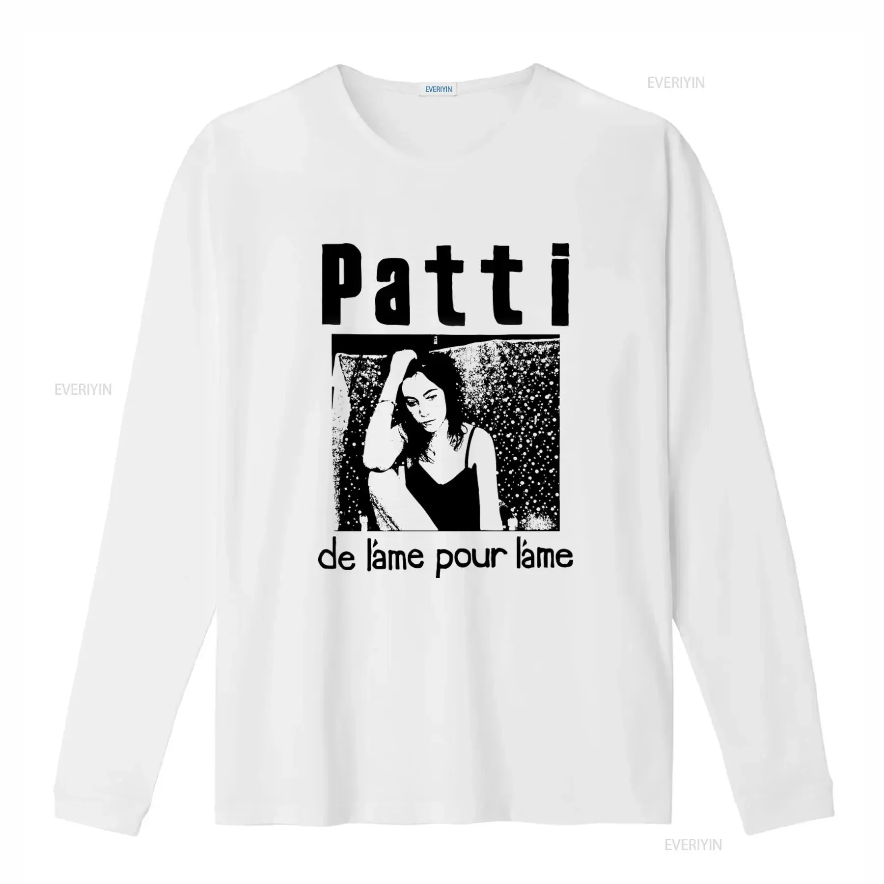 Patti Smith T shirt Vintage Style with French Quote de l'ame pour Perfect for Rock Fans vintage Washed Stretched Stylish Soft