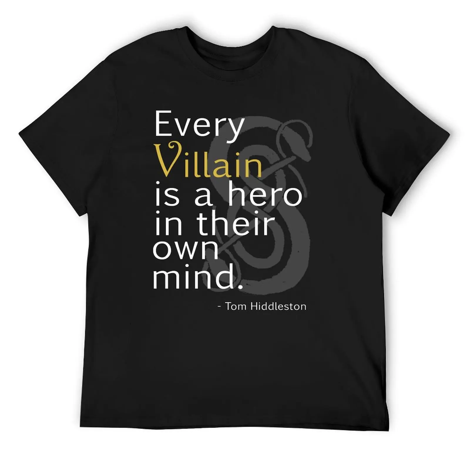 

Every Villain is Hero T-Shirt sublime quick-drying plus size tops t shirt for men