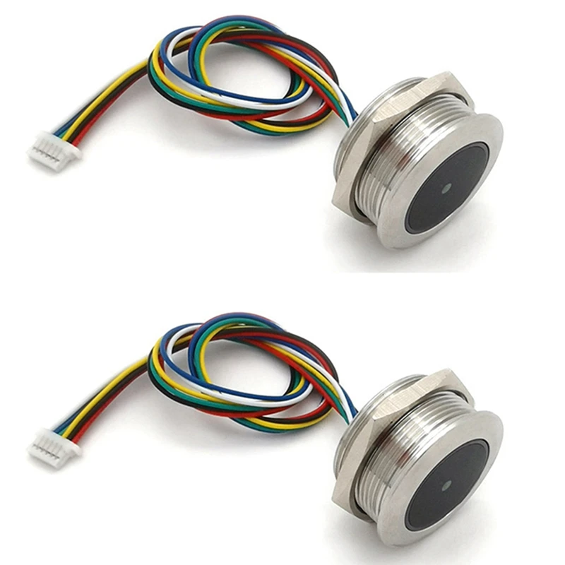 

2X GM861 Metal LED Control Ring Indicator Light UART Interface 1D/2D Bar Code QR Code Barcode Reader Module