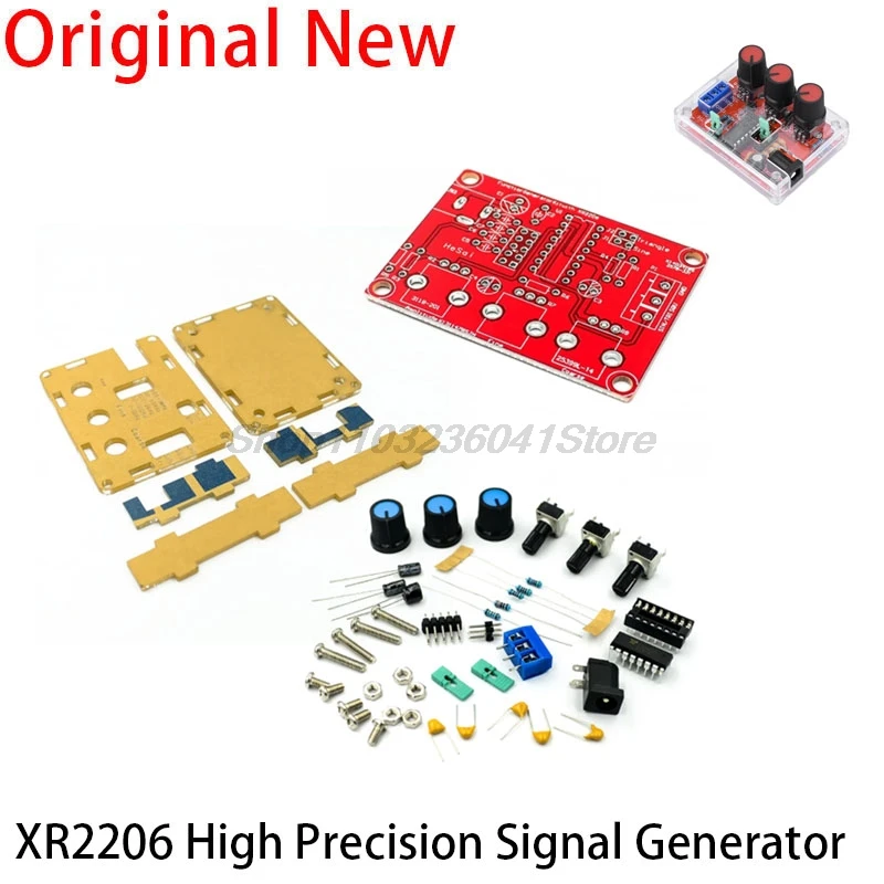 XR2206 High Precision Signal Generator DIY Kit Sine Triangle Square Waves 1Hz 1MHz Frequency Range Adjustable Frequency