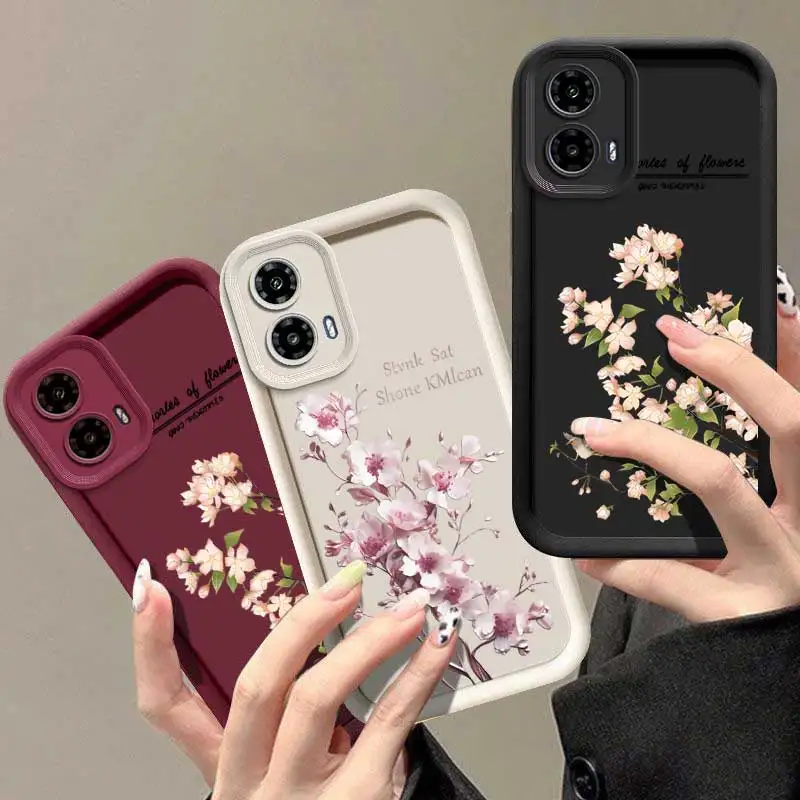 G34 Sakura Branches Sky Eye Ladder Phone Case For Motorola Moto G34 Cover