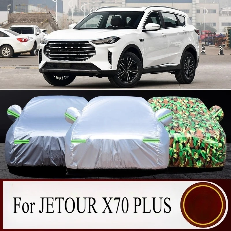 

Для JETOUR X70 PLUS SUV 2023, сверхмощный автомобильный чехол для солнца, непромокаемый, огнестойкий, солнцезащитный козырек, пыленепроницаемые, незамерзающие аксессуары